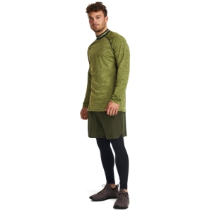 Pánske zateplené kompresné tričko s dlhým rukávom - UNDER ARMOUR-UA CG Armour Twist Mock-YLW Žltá XXL 2