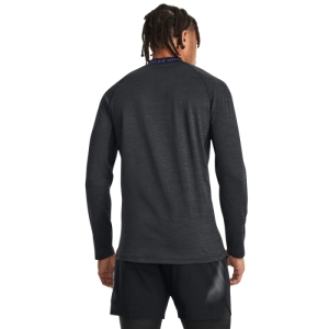 Pánske zateplené kompresné tričko s dlhým rukávom - UNDER ARMOUR-UA CG Armour Twist Mock-BLK Čierna XXL 1