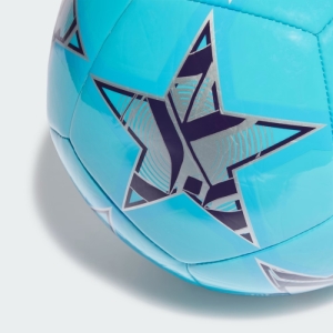 Futbalová lopta - ADIDAS-UCL CLB-IA0948-bright cyan/silver met. Biela 5 3