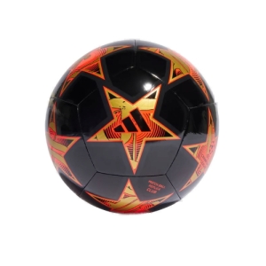 Futbalová lopta - ADIDAS-UCL CLB-IA0947-black/solar orange Čierna 5