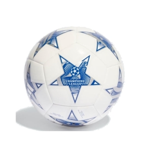 Futbalová lopta - ADIDAS-UCL CLB-IA0945-white/bright cyan Biela 5 1