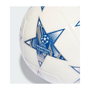 Futbalová lopta - ADIDAS-UCL CLB-IA0945-white/bright cyan Biela 5 2