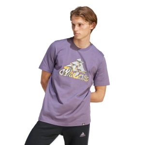 Pánske tričko s krátkym rukávom - ADIDAS-M AUGMENT TEE-IL5435-shadow violet Fialová XXL
