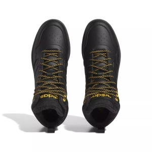 Pánske členkové zimné topánky - ADIDAS-Hoops 3.0 Mid WTR core black/core black/preloved yellow Čierna 47 1/3 3