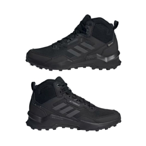 Pánska členková turistická obuv - ADIDAS-Terrex AX4 Mid Ms GTX core black/carbon/grey four Čierna 47 1/3 4