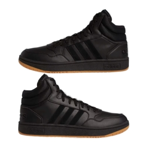 Pánska rekreačná obuv - ADIDAS-Hoops 3.0 Mid core black/core black/ftwr white Čierna 47 1/3 4