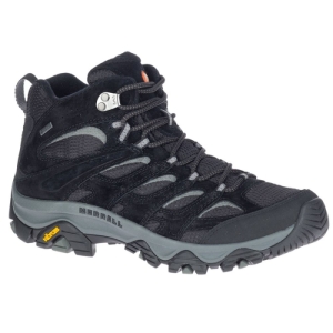 Pánska členková turistická obuv - MERRELL-Moab 3 Mid GTX black/grey Čierna 46,5