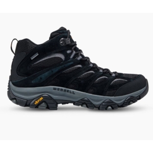 Pánska členková turistická obuv - MERRELL-Moab 3 Mid GTX black/grey Čierna 46,5 1