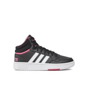 Dámska rekreačná obuv - ADIDAS-Hoops 3.0 Mid core black/cloud white/pink fusion Čierna 41 1/3 1