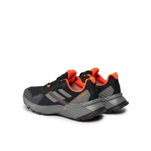 Pánska bežecká trailová obuv - ADIDAS-Terrex Soulstride Rain.Rdy core black/grey four/solar red Čierna 45 1/3 4