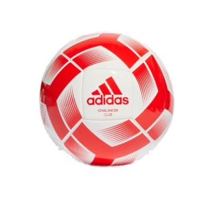 Futbalová lopta - ADIDAS-STARLANCER CLB WHITE/RED Biela 3