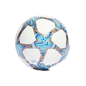 Futbalová lopta - ADIDAS-UCL TRN WHITE/SILVMT/BRCYAN/ Biela 3