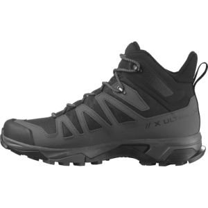 Pánska členková turistická obuv - SALOMON-X Ultra 4 M Mid GTX black/magnet/pearl blue Čierna 46 2/3 2