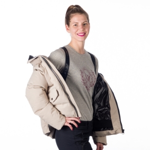 Dámska bunda - NORTHFINDER-RACHEL-502-beige Béžová XL 2