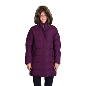 Dámska bunda - NORTHFINDER-RHEA-532-darkplum Fialová XL 3