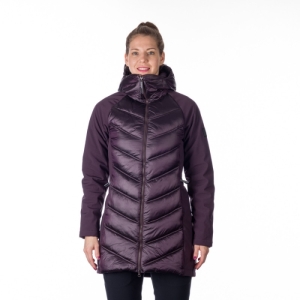 Dámska turistická softshellová bunda - NORTHFINDER-MARGIE-532-darkplum Fialová XL 3