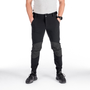 Pánske turistické softshellové nohavice - NORTHFINDER-FREDRICK-269-black Čierna XXL 2