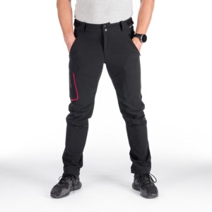 Pánske turistické softshellové nohavice - NORTHFINDER-VERN-269-black Čierna XXL 2