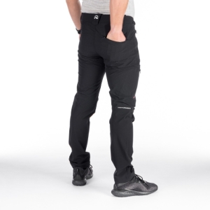 Pánske turistické softshellové nohavice - NORTHFINDER-VERN-269-black Čierna XXL 4