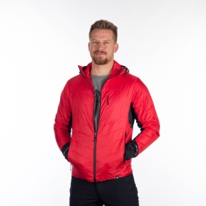 Pánska turistická bunda - NORTHFINDER-DON-361-redblack Červená XXL 1
