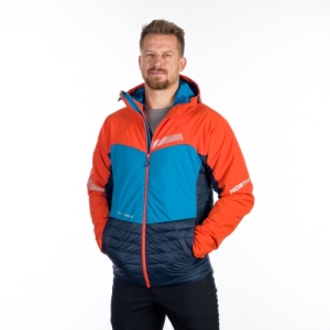 Pánska turistická bunda - NORTHFINDER-LEE-171-orangeblue Mix XXL 1