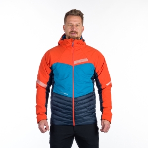 Pánska turistická bunda - NORTHFINDER-LEE-171-orangeblue Mix XXL 2