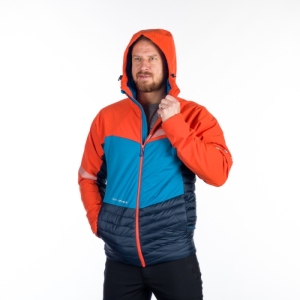 Pánska turistická bunda - NORTHFINDER-LEE-171-orangeblue Mix XXL 3