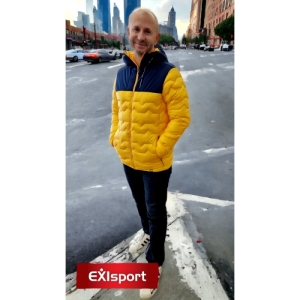 Pánska turistická bunda - NORTHFINDER-WOODROW-225-yellowblue Žltá XXL 1