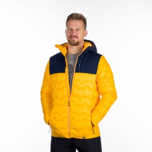 Pánska turistická bunda - NORTHFINDER-WOODROW-225-yellowblue Žltá XXL 2