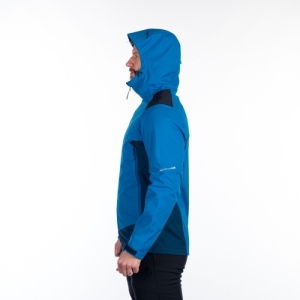 Pánska turistická softshellová bunda - NORTHFINDER-MORRIS-387-blueblue Modrá XXL 4