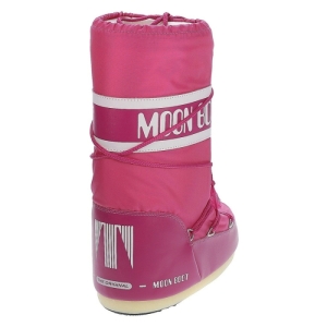 Detské vysoké zimné topánky - MOON BOOT-Icon Nylon bouganville Kids Ružová 27/30 3