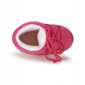 Detské vysoké zimné topánky - MOON BOOT-Icon Nylon bouganville Kids Ružová 27/30 4