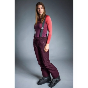 Dámske lyžiarske nohavice - FUNDANGO-MORTA Pants-398 - aubergine Ružová XL 1