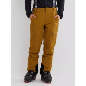 Pánske lyžiarske nohavice - FUNDANGO-Sierra Colourblock Pants-240-mustard Čierna XL 1