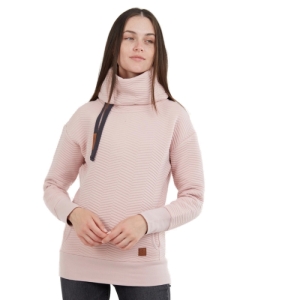 Dámska mikina - FUNDANGO-Aliz Pullover-320-rose Čierna XL