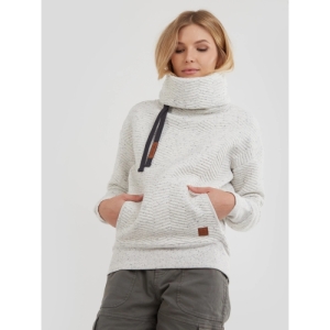 Dámska mikina - FUNDANGO-Aliz Pullover-171-stone heather Čierna XL 1