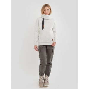 Dámska mikina - FUNDANGO-Aliz Pullover-171-stone heather Čierna XL 4