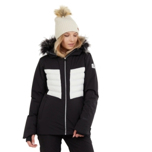 Dámska lyžiarska bunda - FUNDANGO-Salina Padded Jacket-890-black 2QAD110 Čierna XL