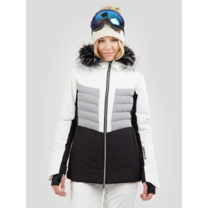 Dámska lyžiarska bunda - FUNDANGO-Salina Padded Jacket-100-white Čierna XL 1