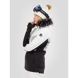 Dámska lyžiarska bunda - FUNDANGO-Salina Padded Jacket-100-white Čierna XL 3