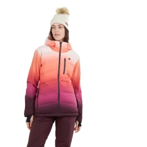 Dámska lyžiarska bunda - FUNDANGO-Pumila Padded Jacket-354-sugar coral 2QAD103 Čierna XL