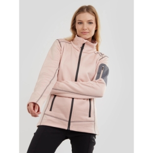 Dámska lyžiarska mikina so zipsom - FUNDANGO-Antila Fleece Jacket-339-soft pink melange Ružová M 1