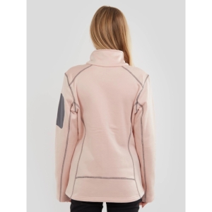 Dámska lyžiarska mikina so zipsom - FUNDANGO-Antila Fleece Jacket-339-soft pink melange Ružová M 3