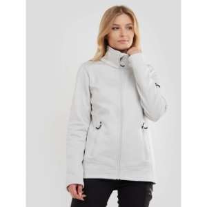 Dámska lyžiarska mikina so zipsom - FUNDANGO-Antila Fleece Jacket-120-white heather Biela XL 1