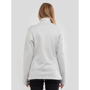 Dámska lyžiarska mikina so zipsom - FUNDANGO-Antila Fleece Jacket-120-white heather Biela XL 2