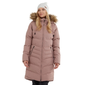 Dámska bunda - FUNDANGO-Puppis Padded Jacket-325-smoke rose Ružová XL