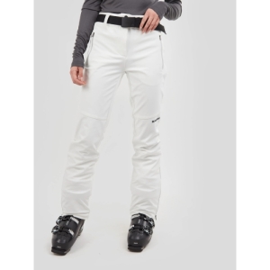 Dámske lyžiarske softshellové nohavice - FUNDANGO-Galena Softshell Pants-100-white Biela XL 1