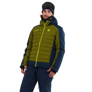 Pánska lyžiarska bunda - FUNDANGO-Orion Padded Jacket-565-moss Modrá XXL