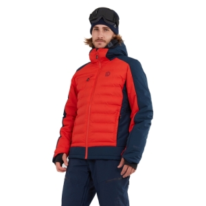 Pánska lyžiarska bunda - FUNDANGO-Orion Padded Jacket-281-redorange Oranžová XXL