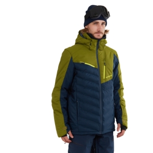 Pánska lyžiarska bunda - FUNDANGO-Willow Padded Jacket-565-moss Modrá XXL